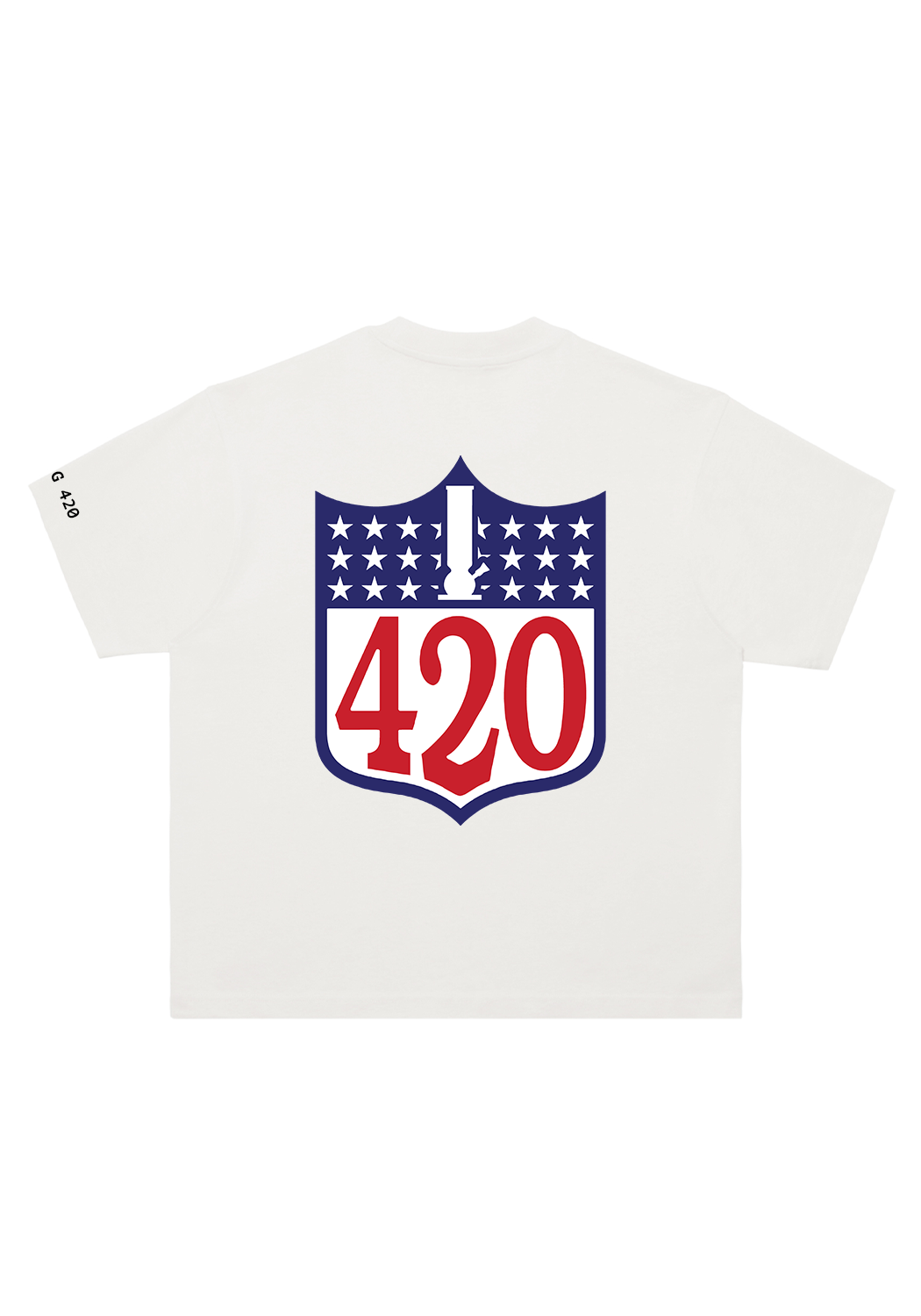 StonerSupplyPocketBackWhite Stoner Supply Tee - Image 1
